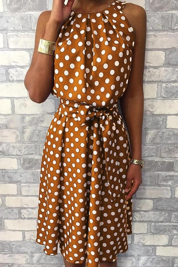 MIDI VESTITO A POIS MOULISHA