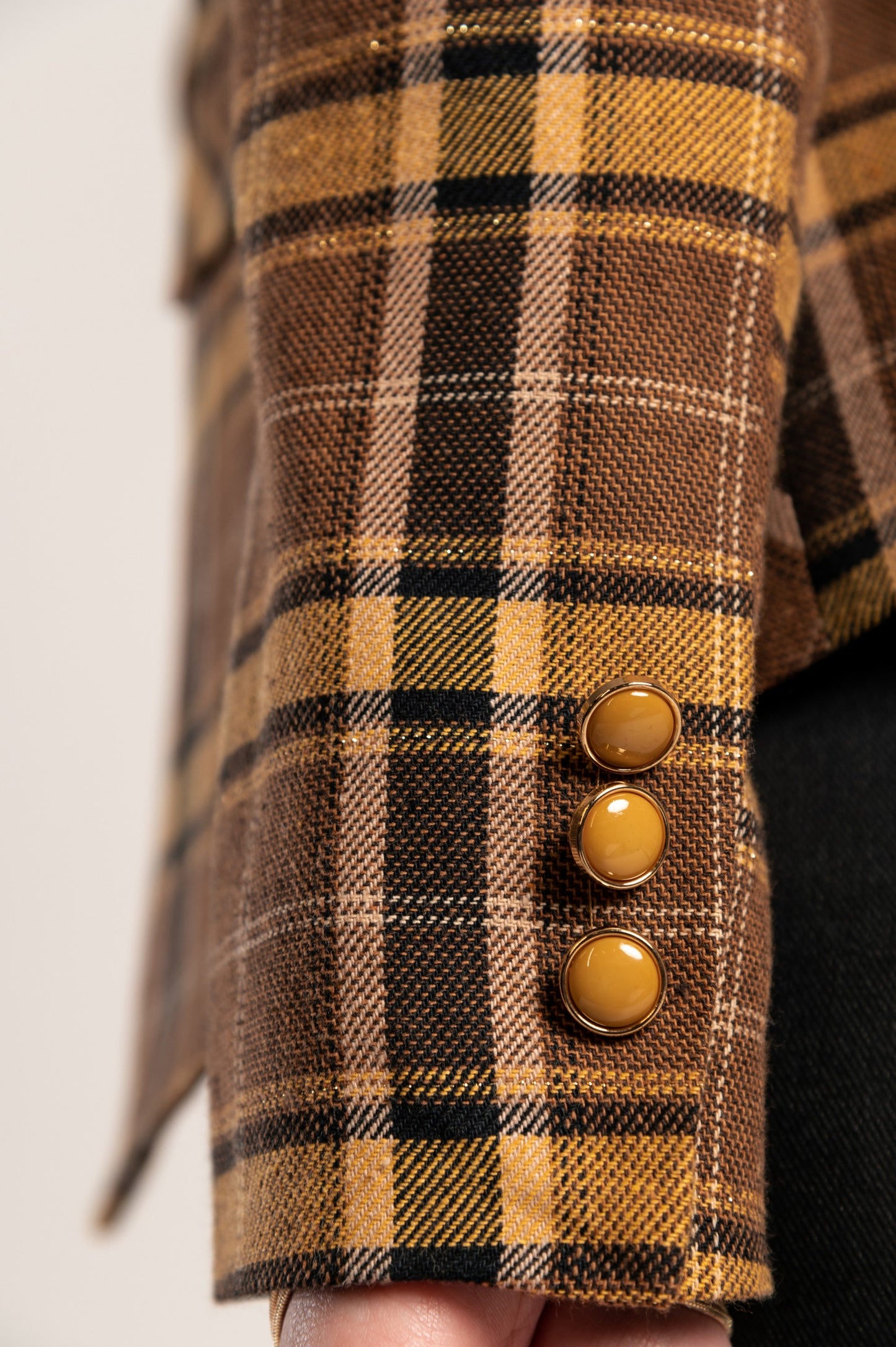 Blazer con collo classico Chiarana, senape
