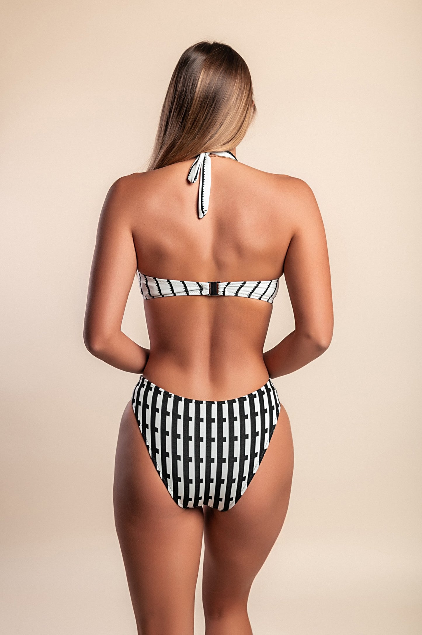 Costume da bagno due pezzi, bianco