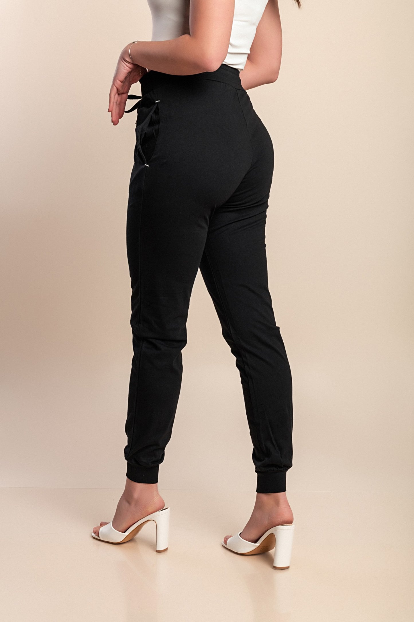 Pantaloni di cotone, grigi