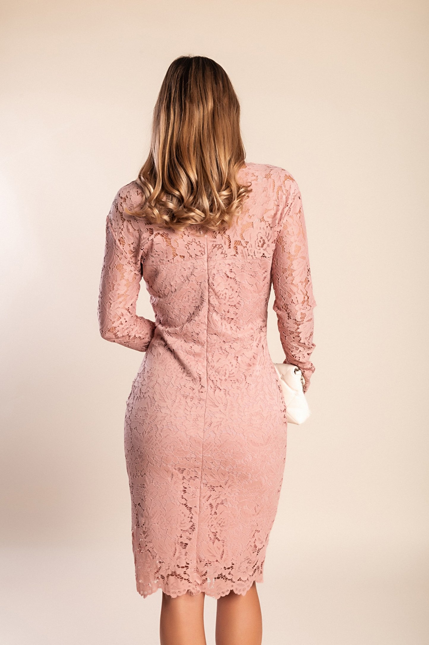 Vestito in pizzo Madily, nero