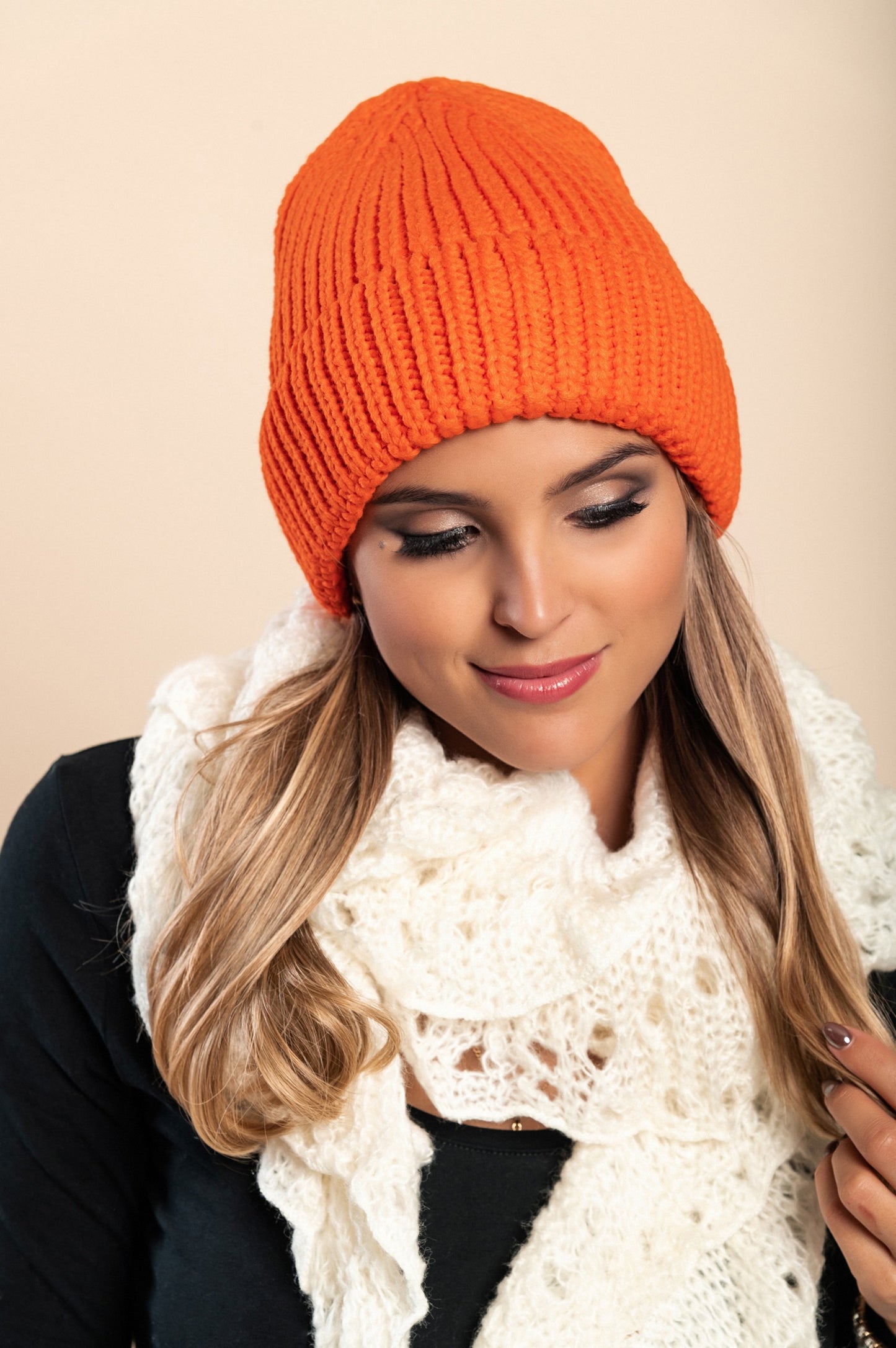 Cappello lavorato a maglia, blu royal