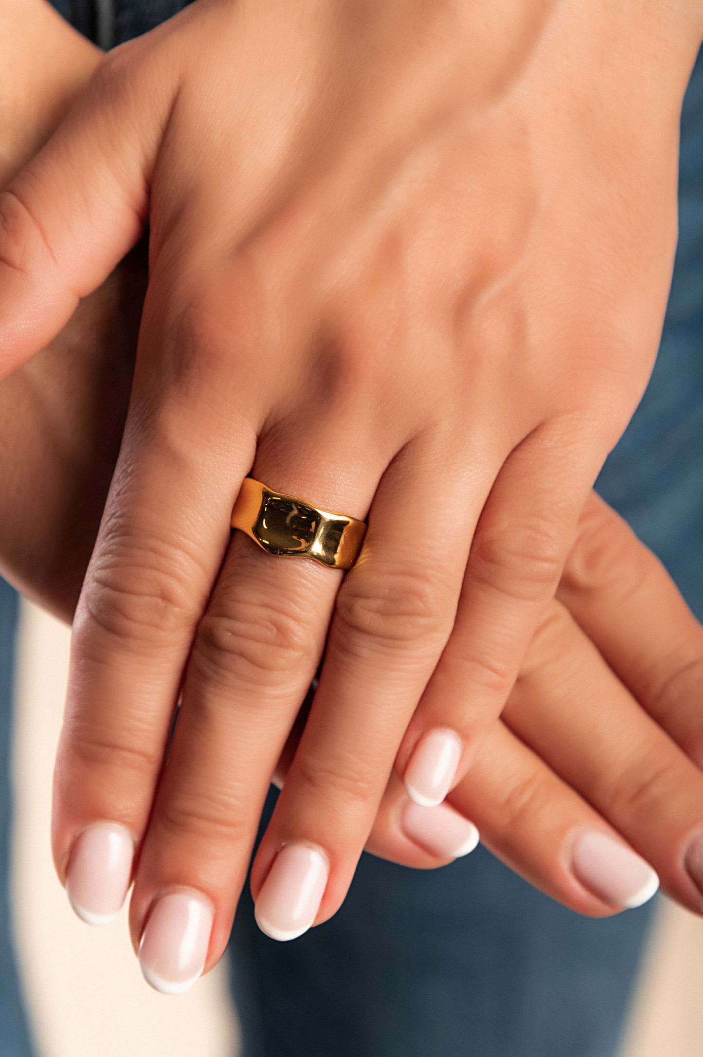 Anello elegante, ART555, colore oro