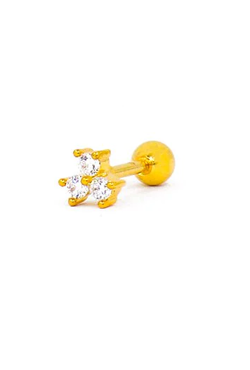 Mini orecchino elegante, ART969, colore oro
