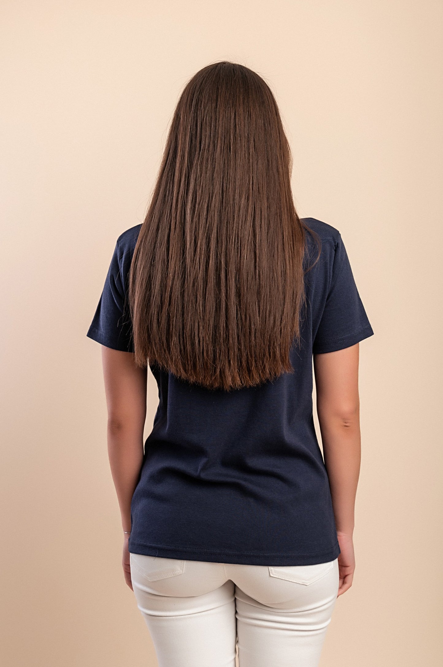 T-shirt in cotone, blu scuro