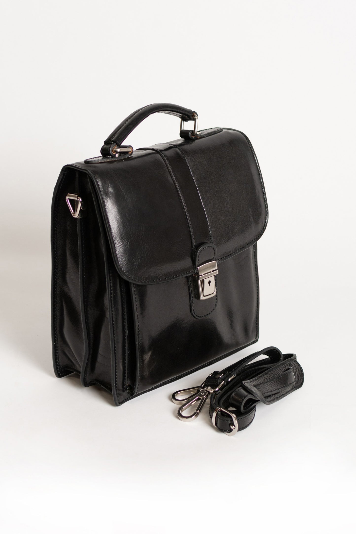 Borsa in pelle naturale Afrodita, marrone