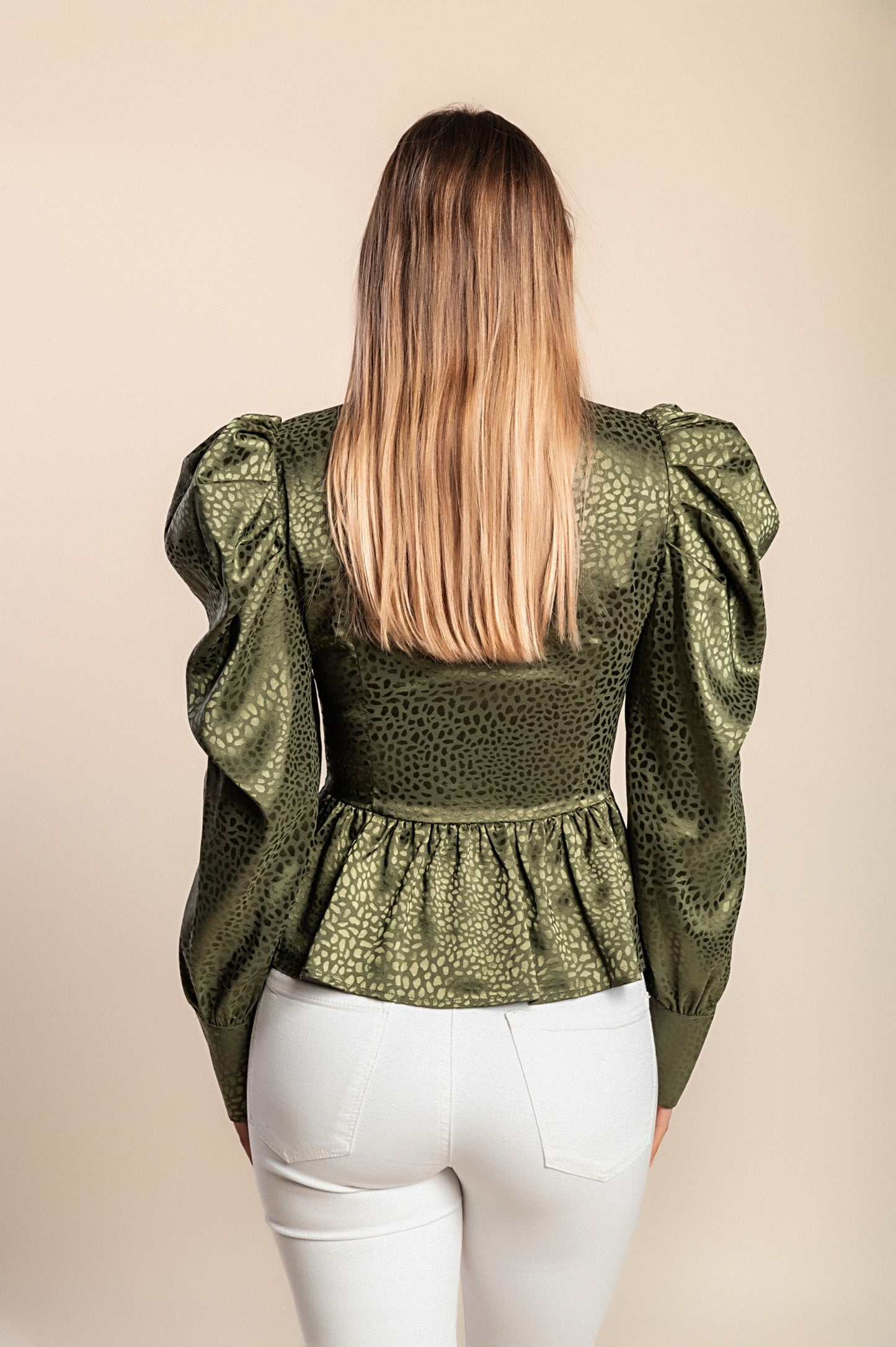 Maglia a maniche lunghe, bianca