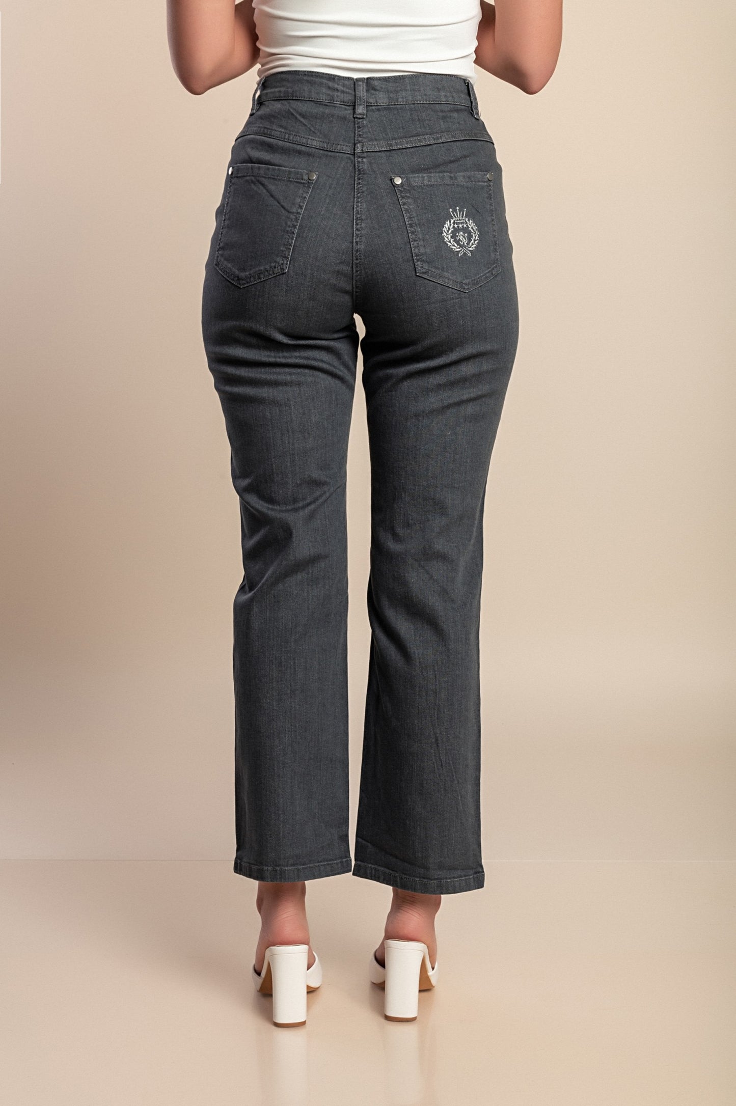 Jeans taglie forti, grigi