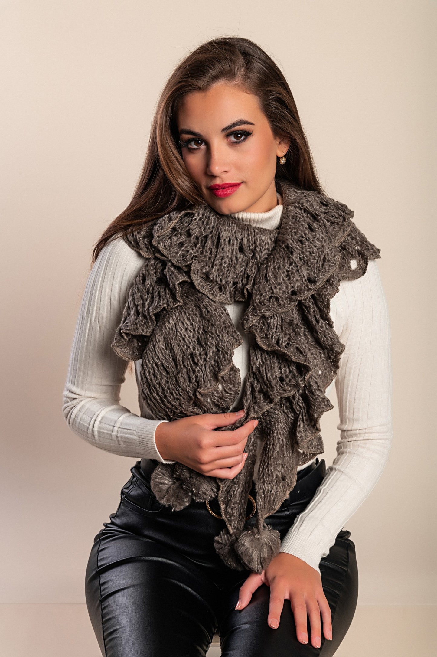 Set di 3 sciarpe, multicolor
