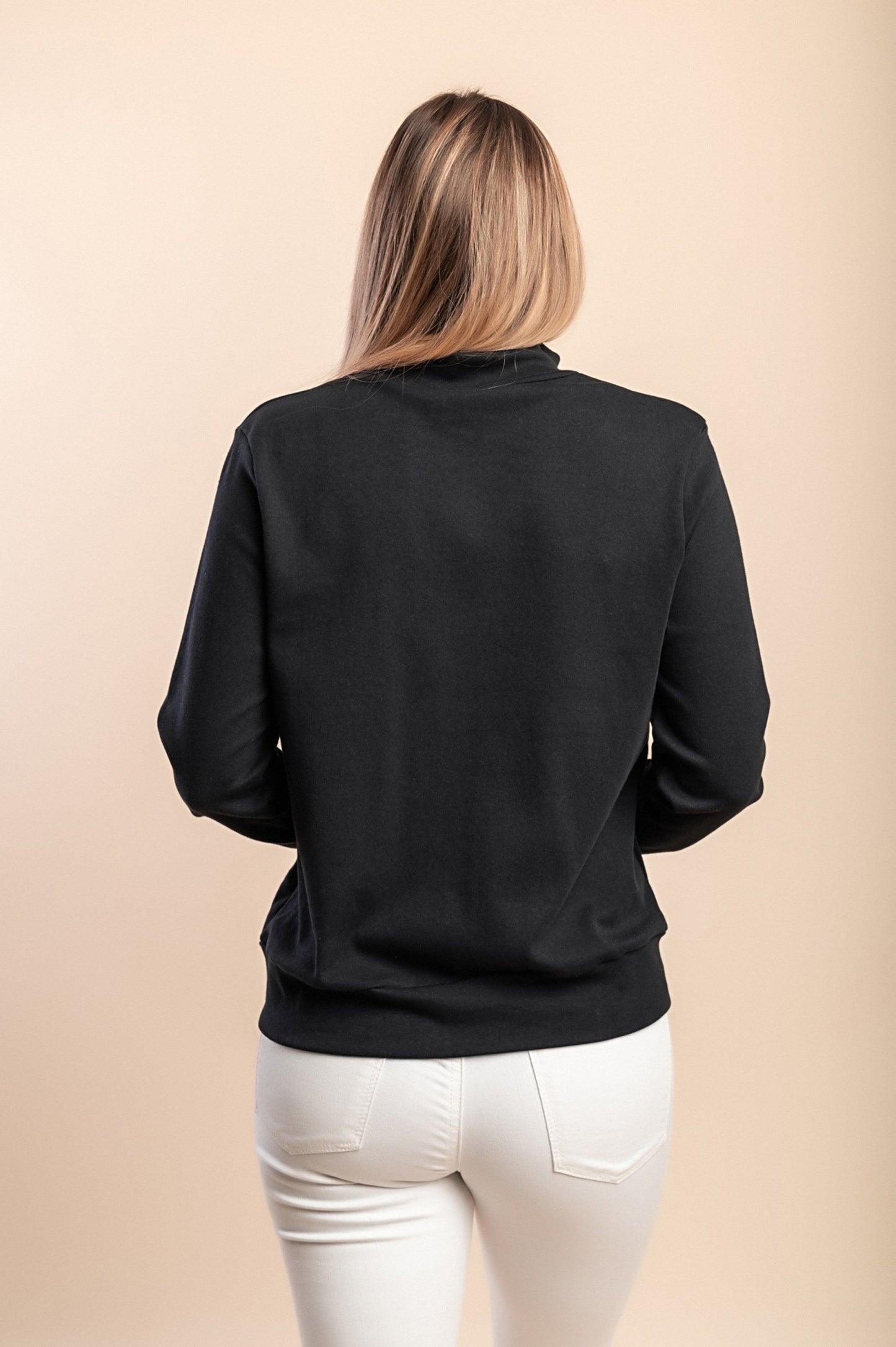 Giacca con zip in cotone, verde