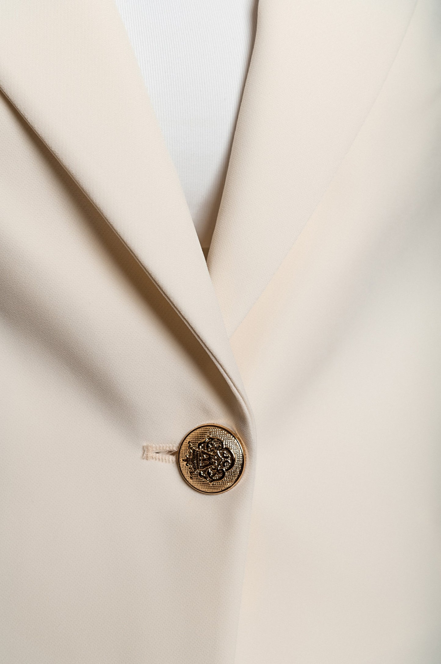 Blazer con collo classico, nero
