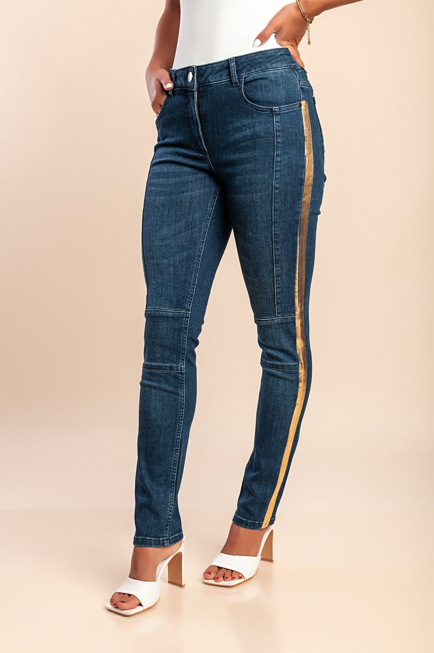 Jeans skinny, blu scuro