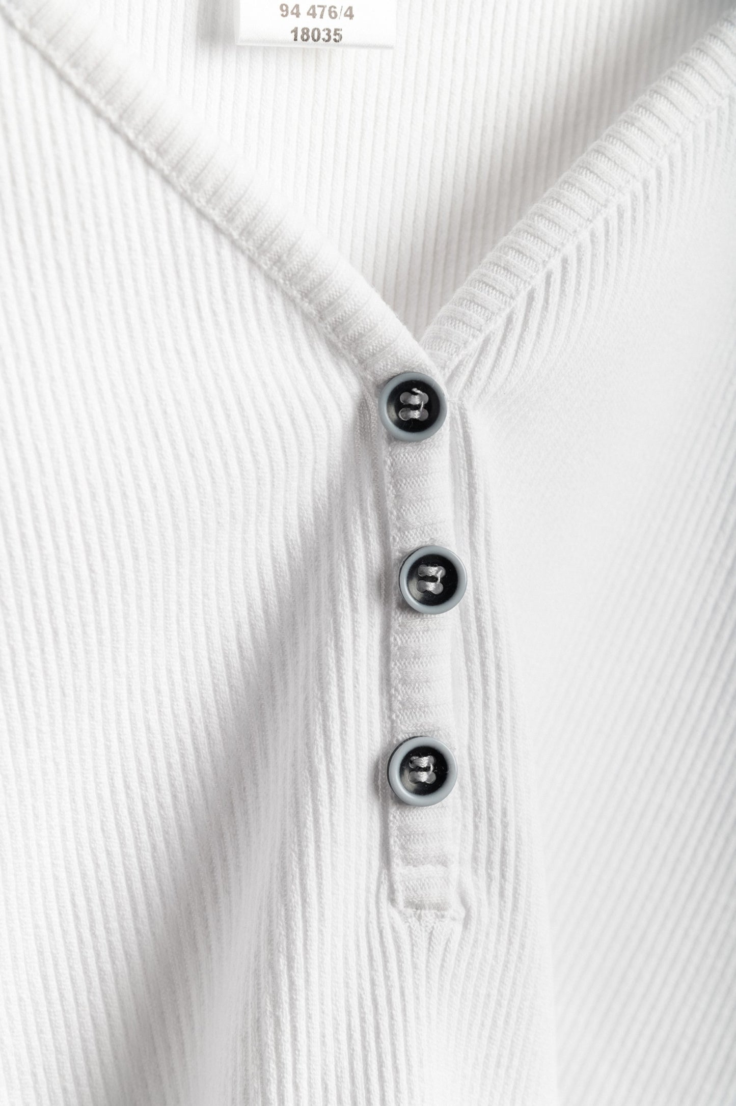 Camicia in cotone con bottoni, taglia comoda, bianca