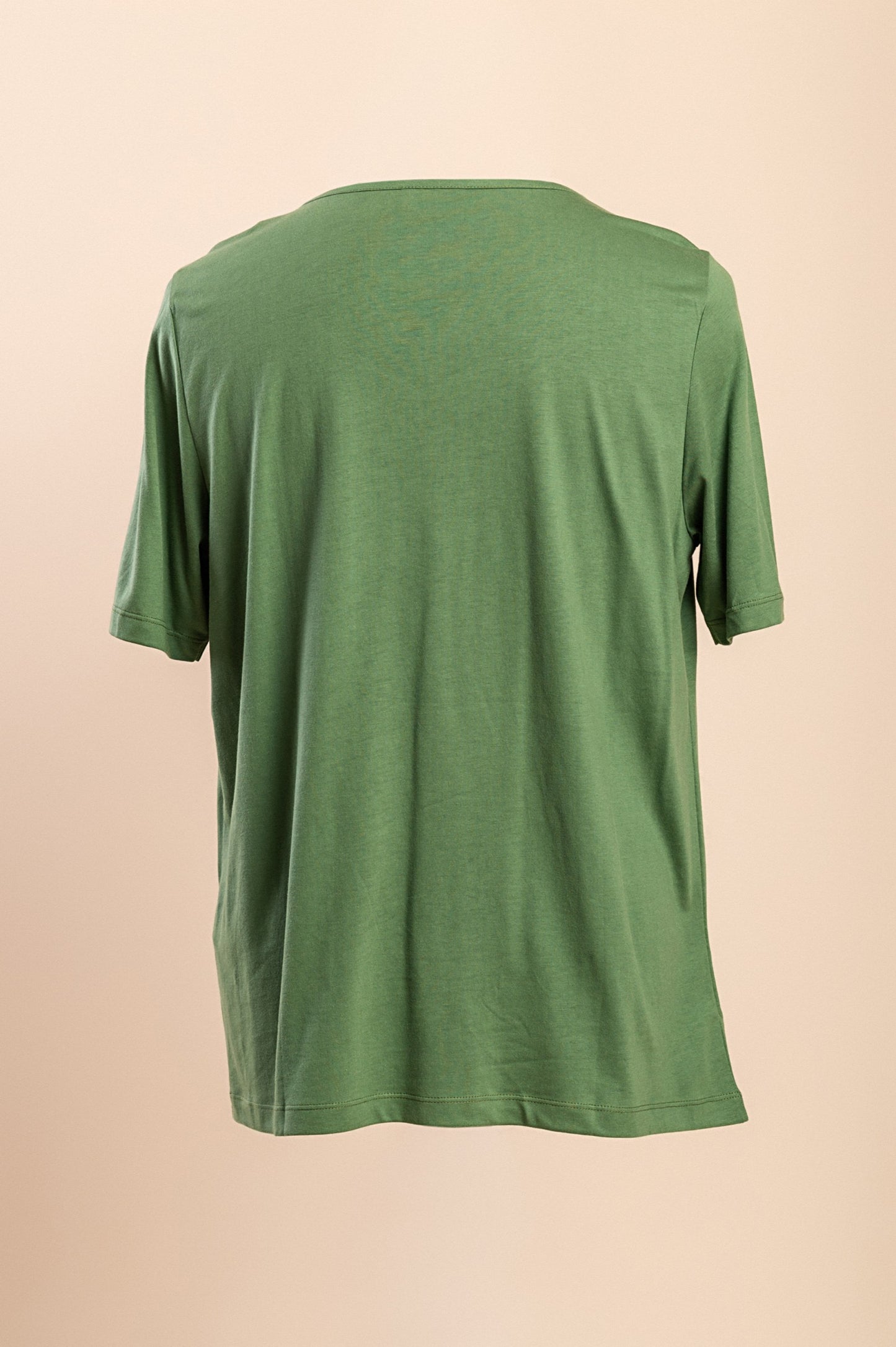 Camicia in cotone taglia comoda, verde