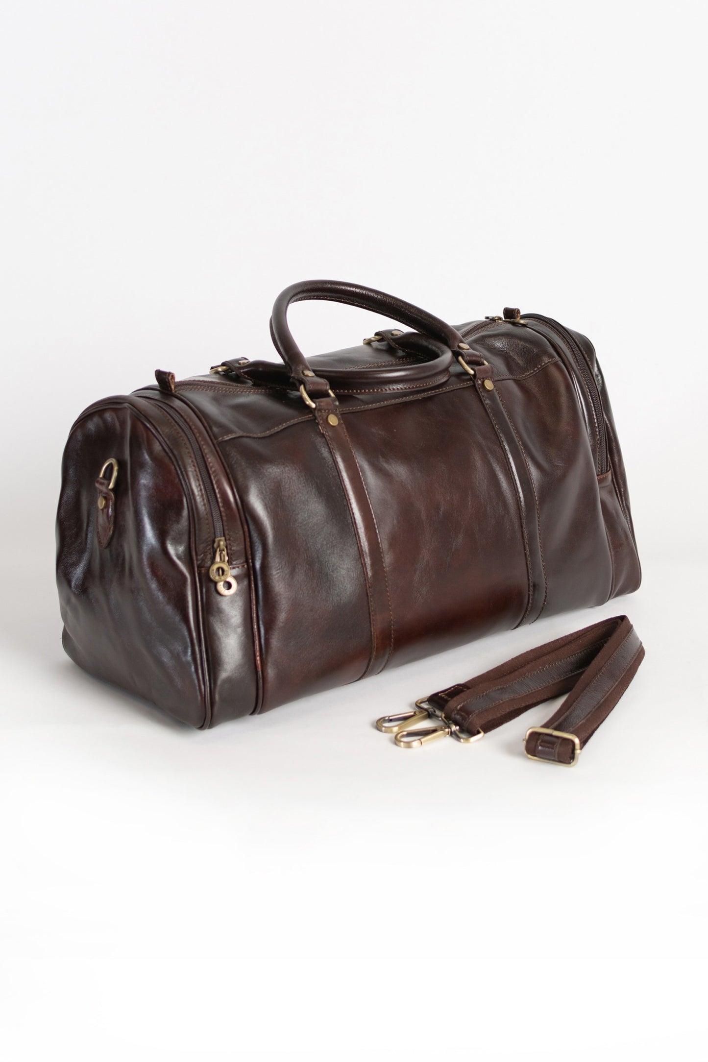 Borsa in pelle naturale Ava , marrone chiaro