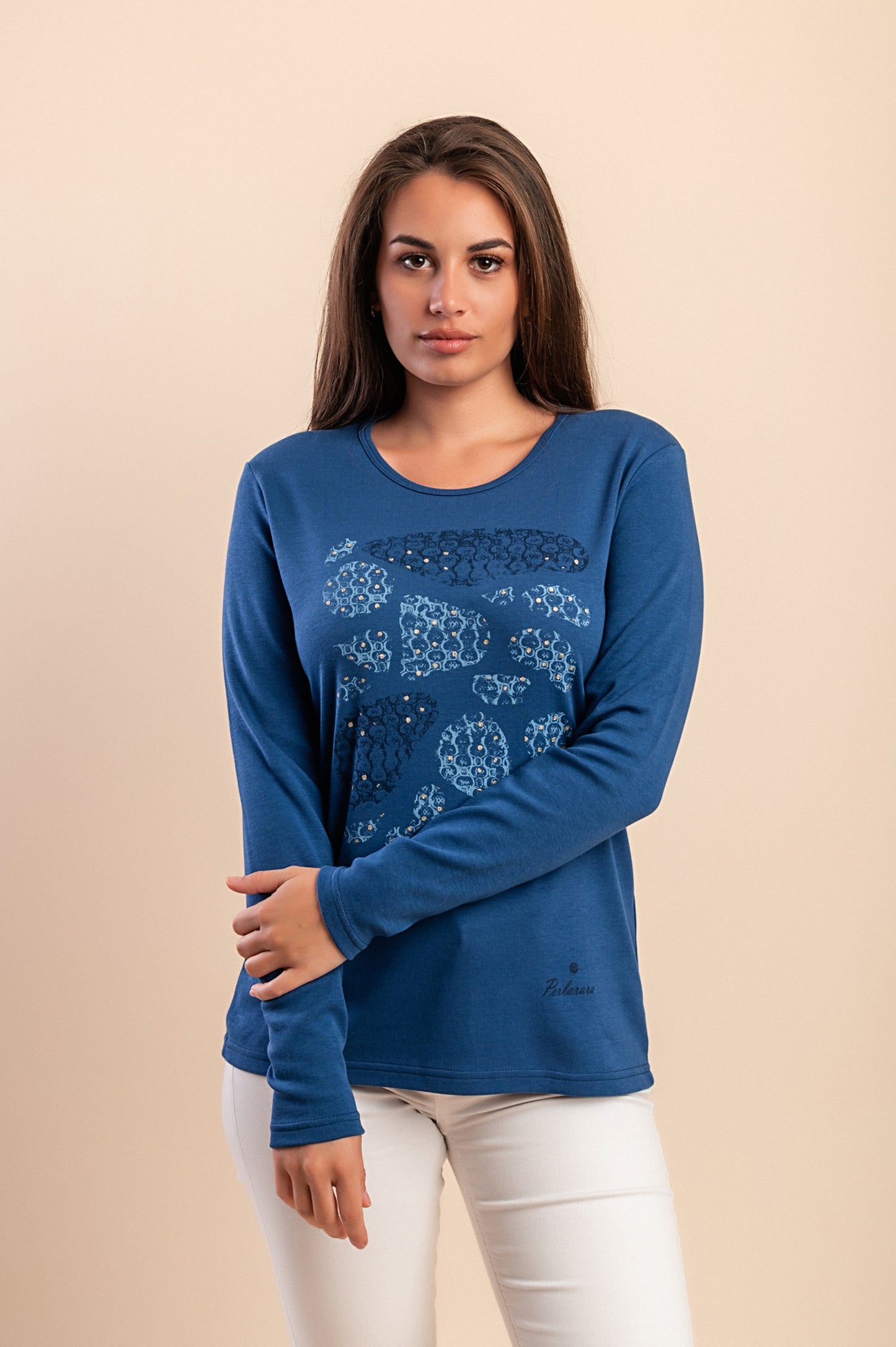 Camicia a maniche lunghe, blu scuro