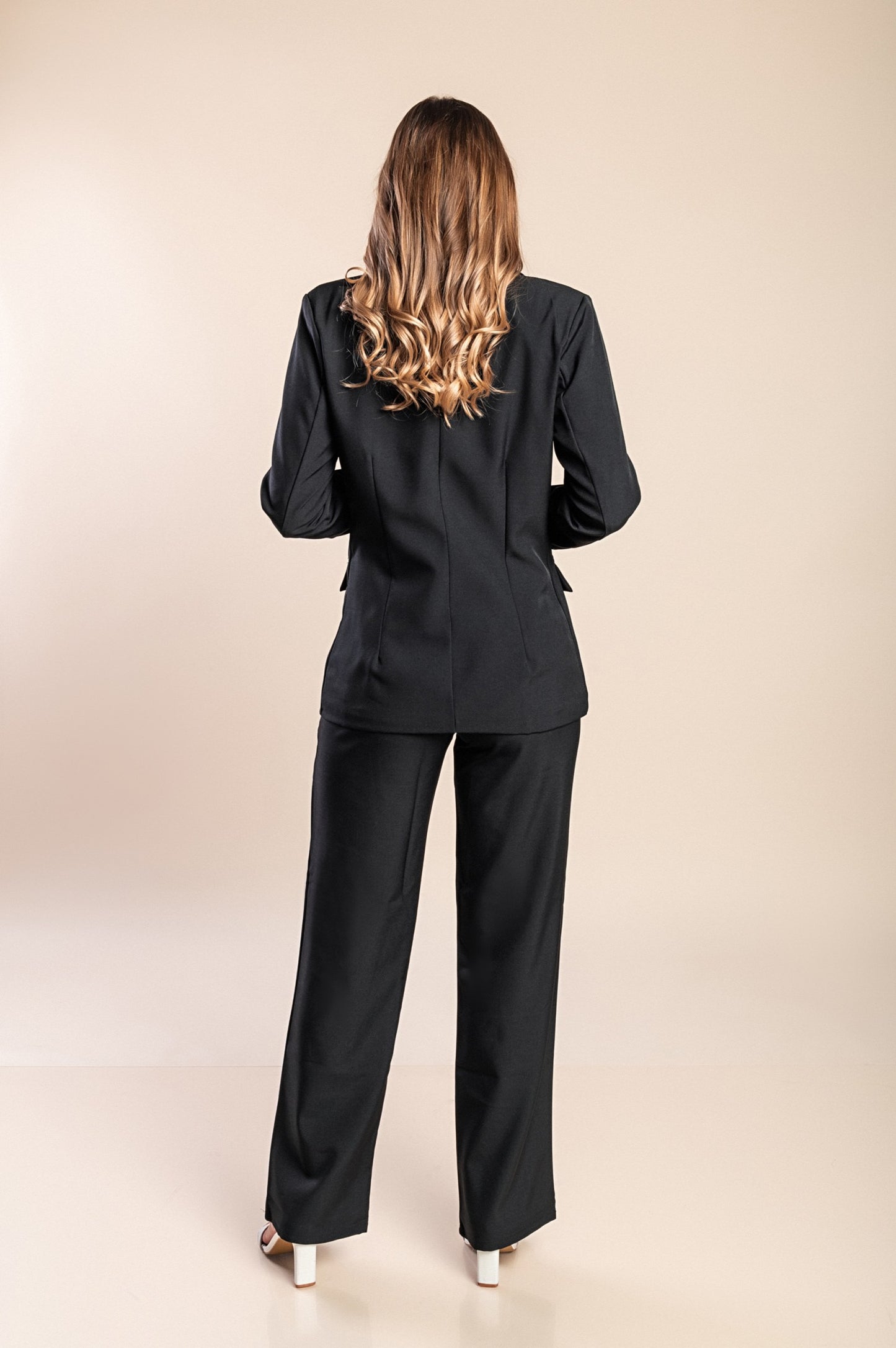 Completo giacca e pantaloni eleganti, blu