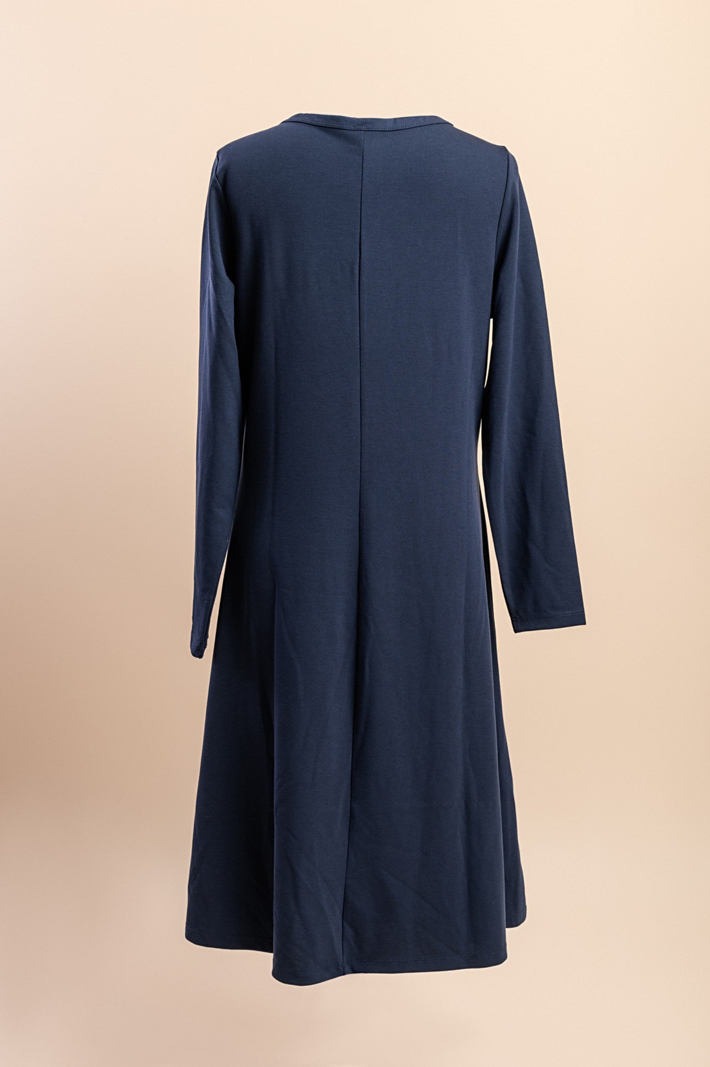 Abito in pizzo taglie forti, blu scuro