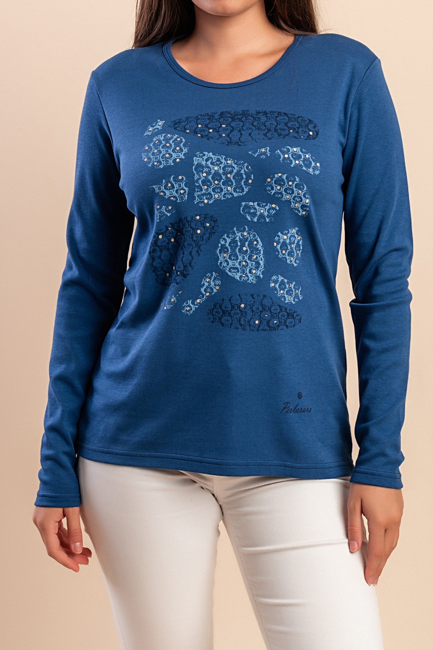 Camicia a maniche lunghe, blu scuro