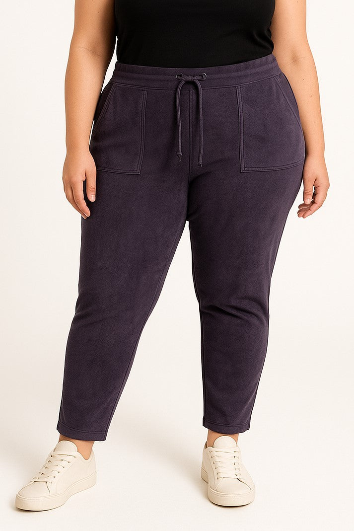 Pantaloni taglie forti, blu