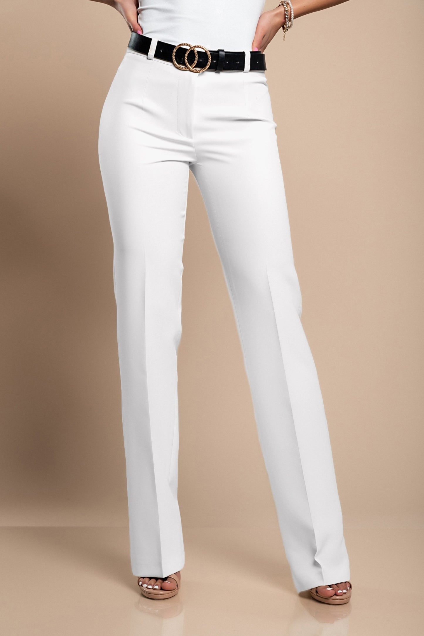 Pantaloni eleganti dal taglio dritto, neri