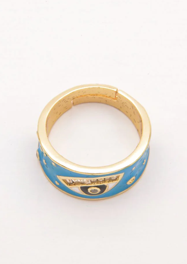 Anello elegante, ART533, blu