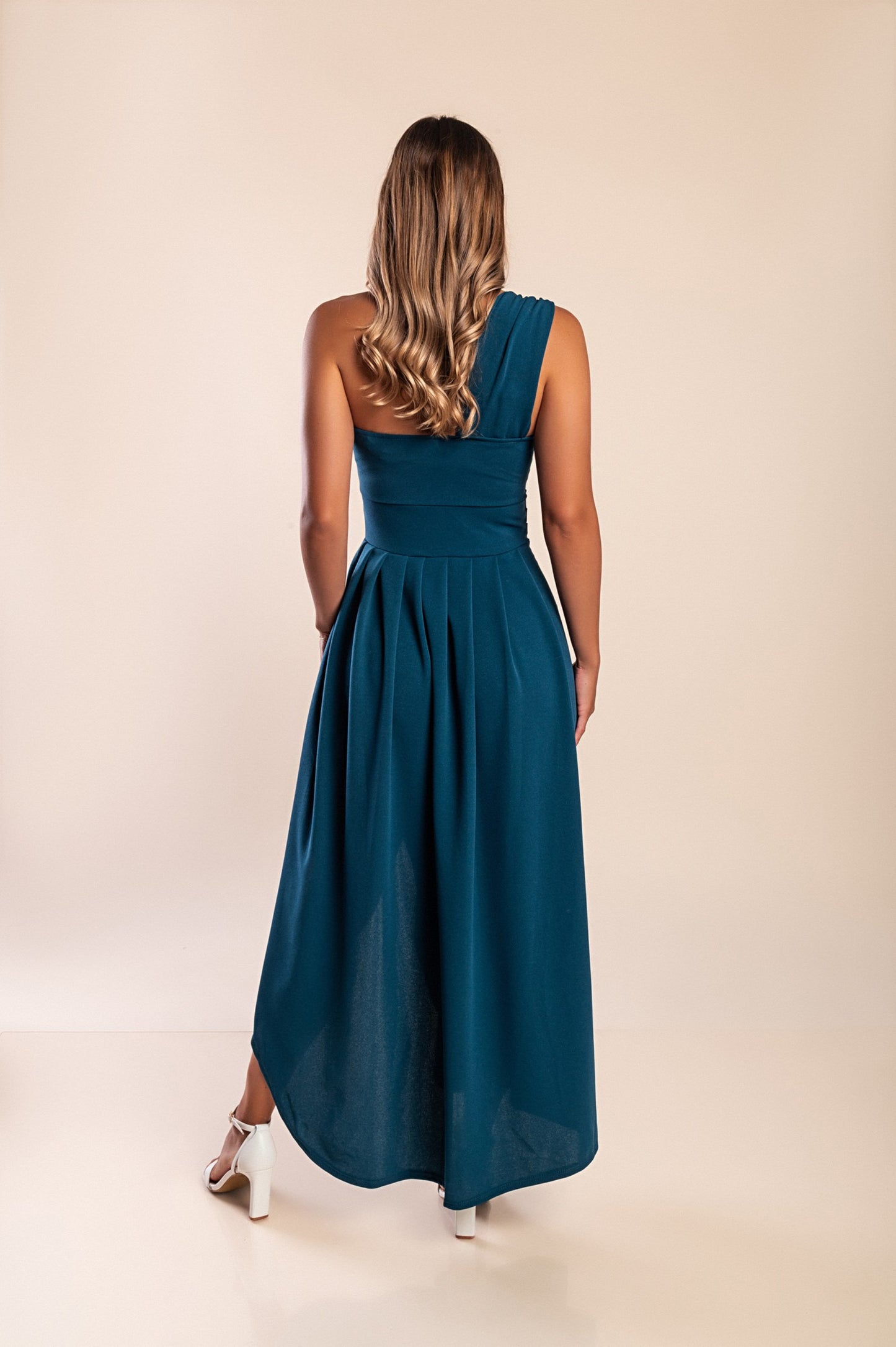Abito maxi elegante, rosa chiaro