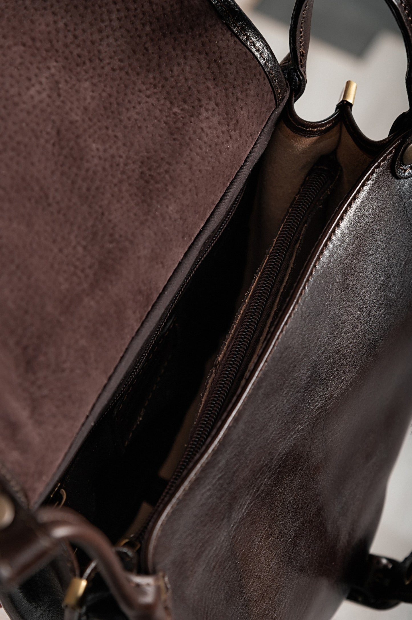Borsa in pelle naturale Nova, nera