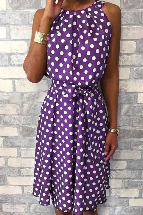 MIDI VESTITO A POIS MOULISHA