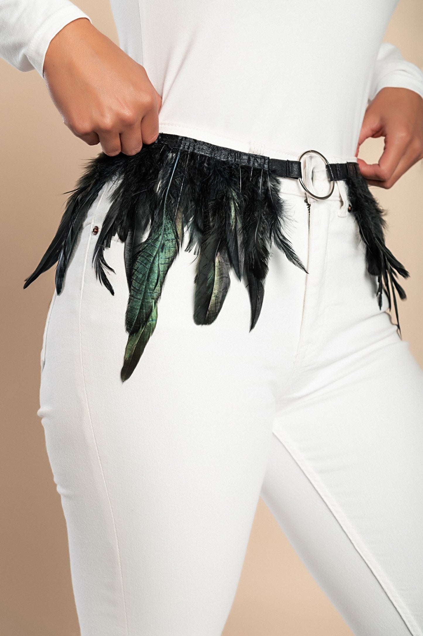 Cintura decorativa per il corpo, nera