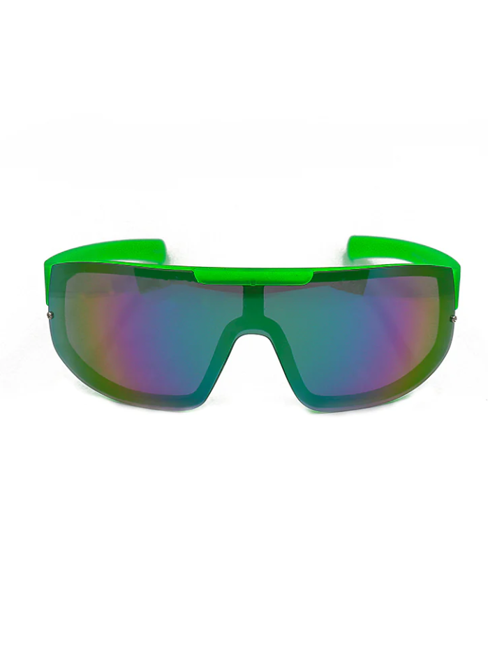Occhiali da sole sportivi, ART27, verde