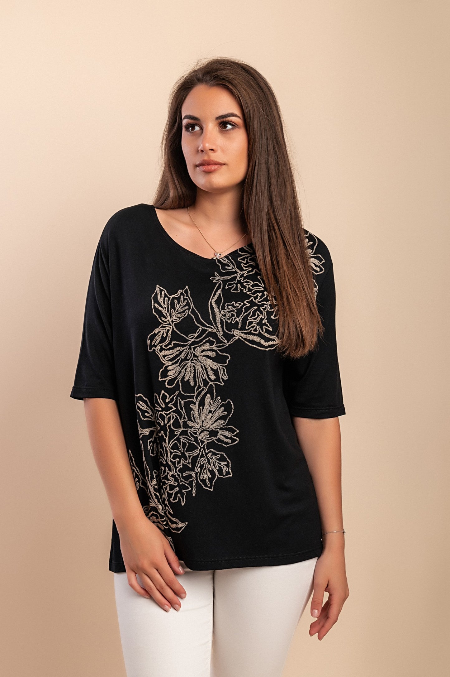 T-shirt stampata, bianca