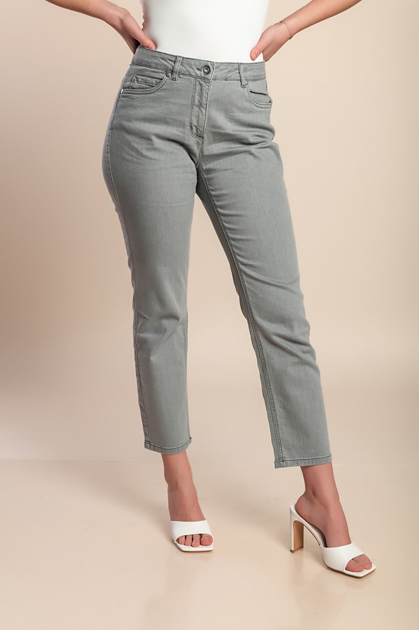 Jeans skinny, grigi