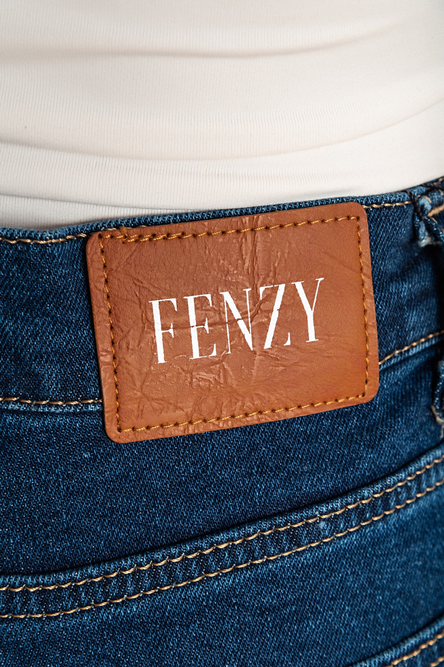 Jeans a zampa d'elefante, blu scuro