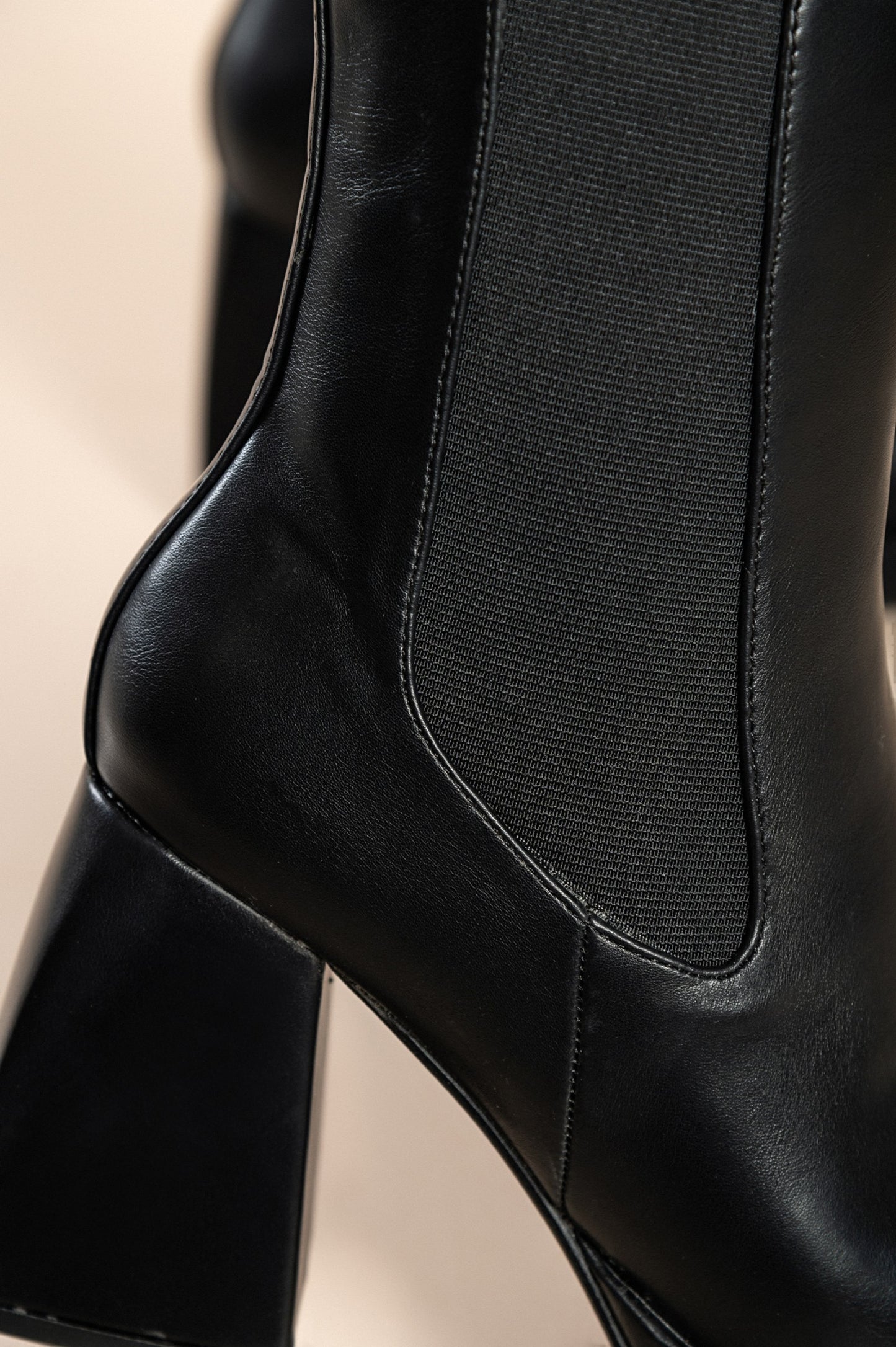 Stivaletti eleganti con tacco alto, U4AX89688, nero