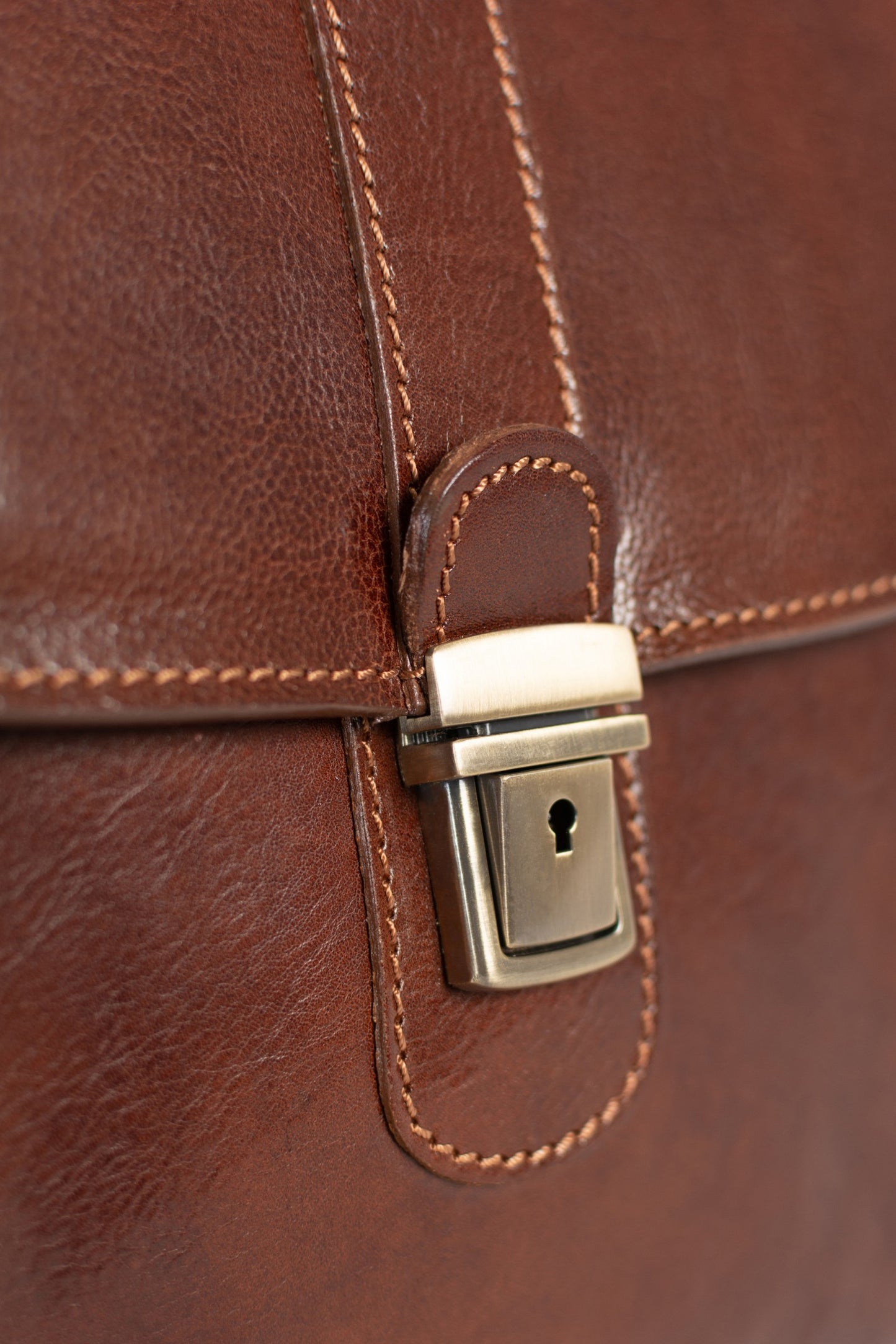 Borsa in pelle naturale Afrodita, marrone