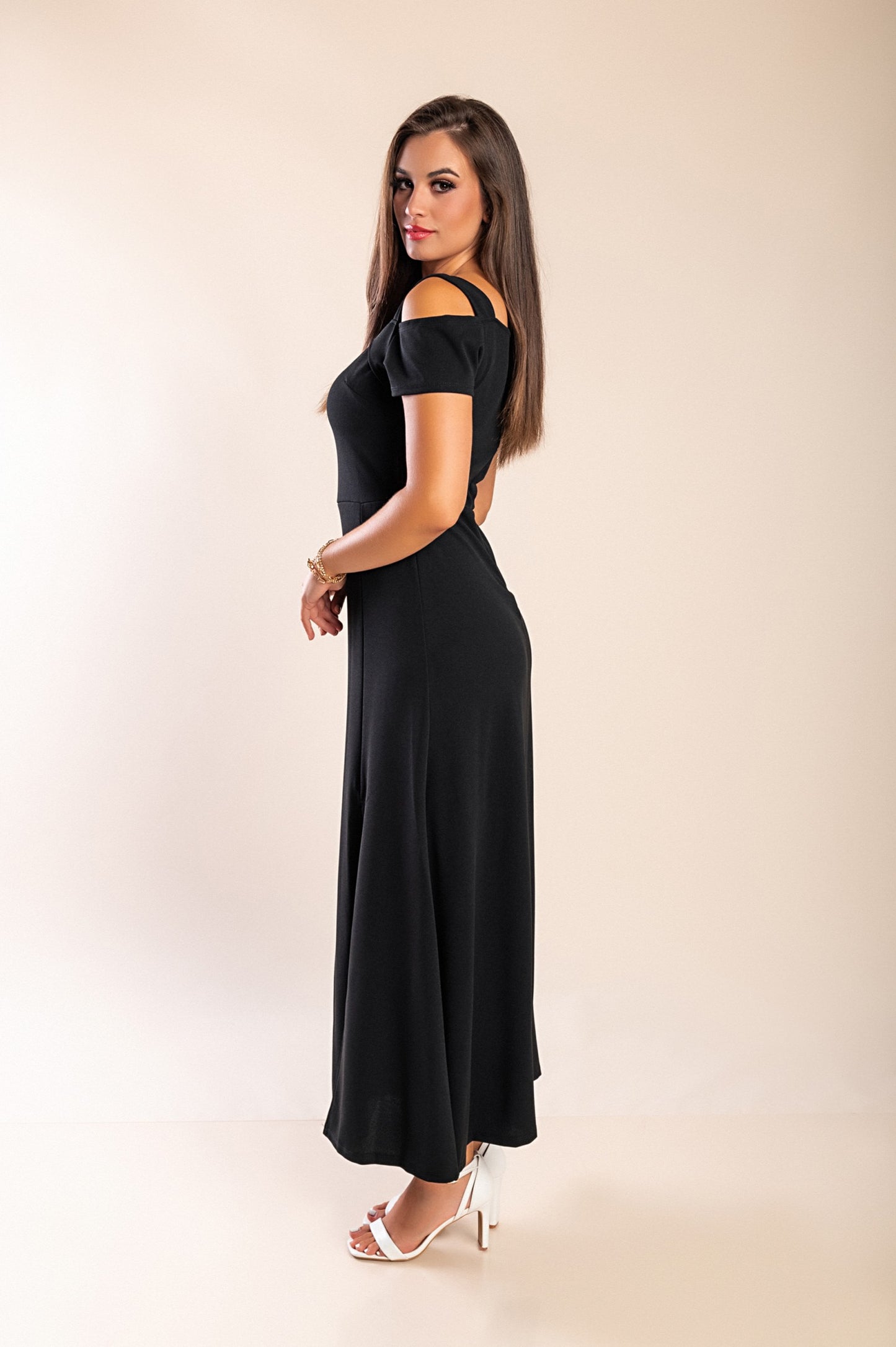 VESTITO NESSA - NERO