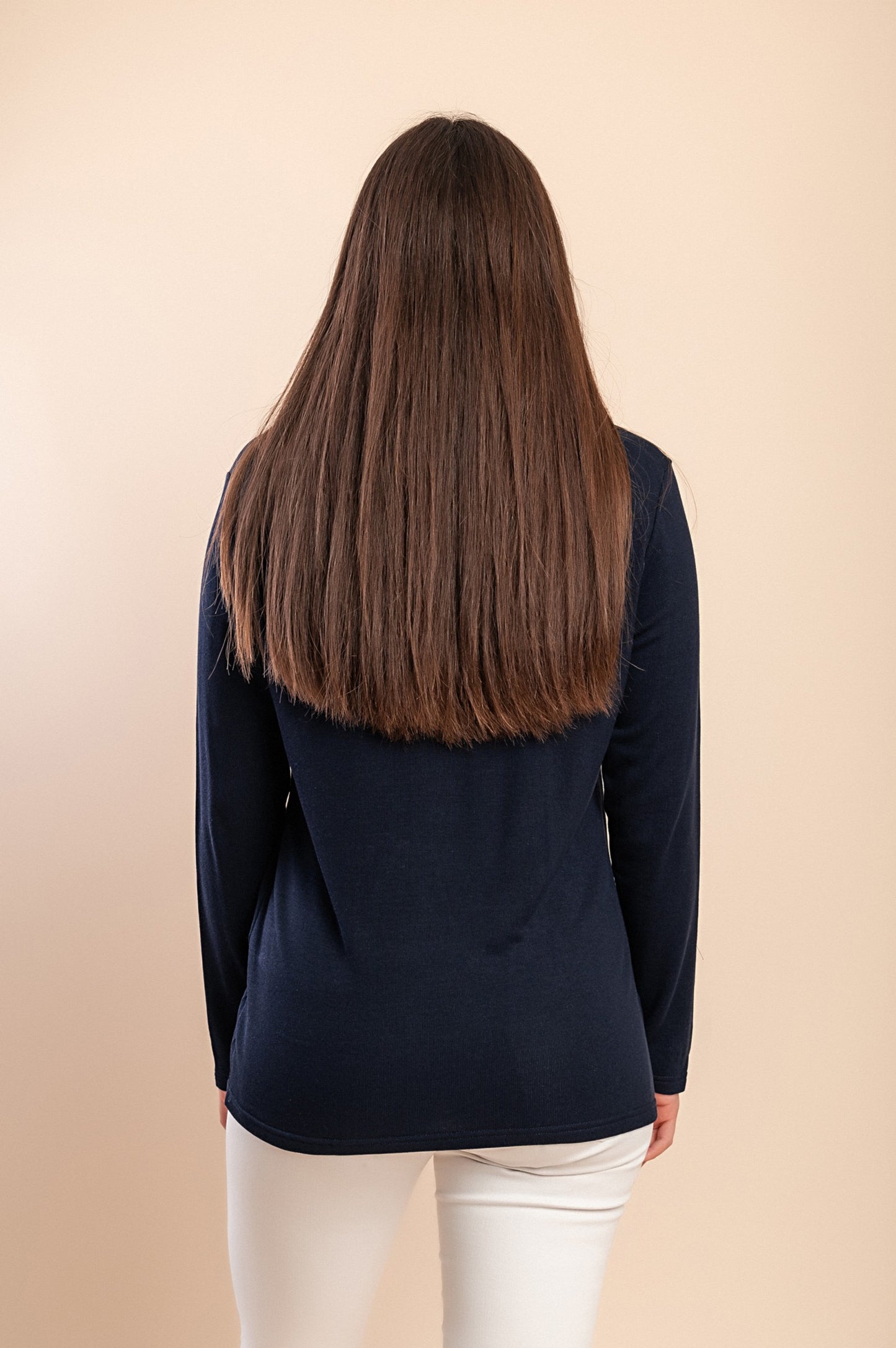 Maglia a maniche lunghe, blu scuro