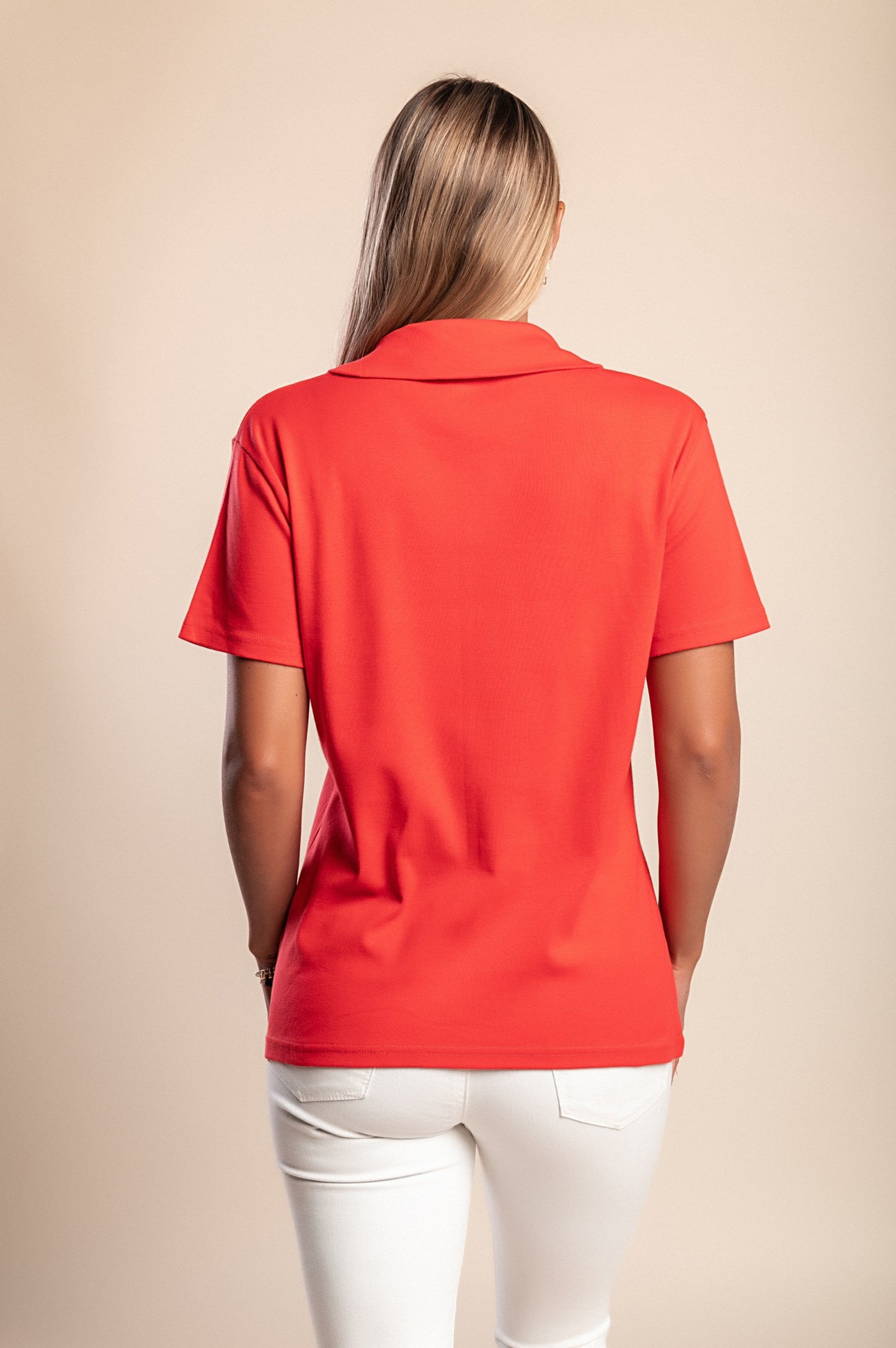 T-shirt in cotone con stampa, turchese