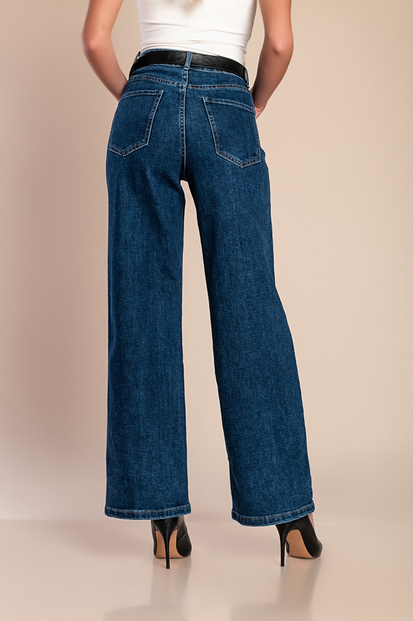 Jeans dritti, blu scuro