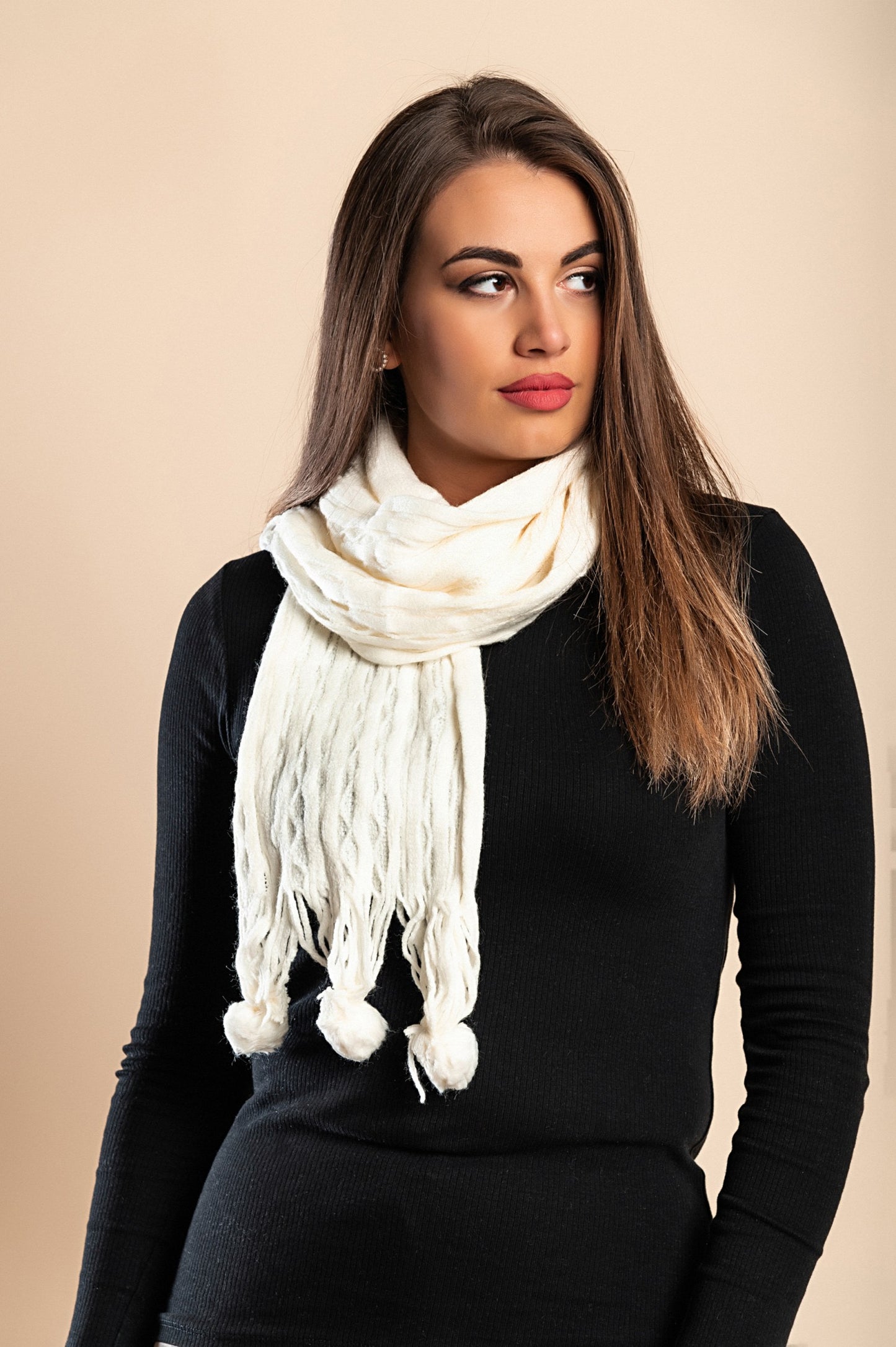Set di 7 sciarpe, multicolori