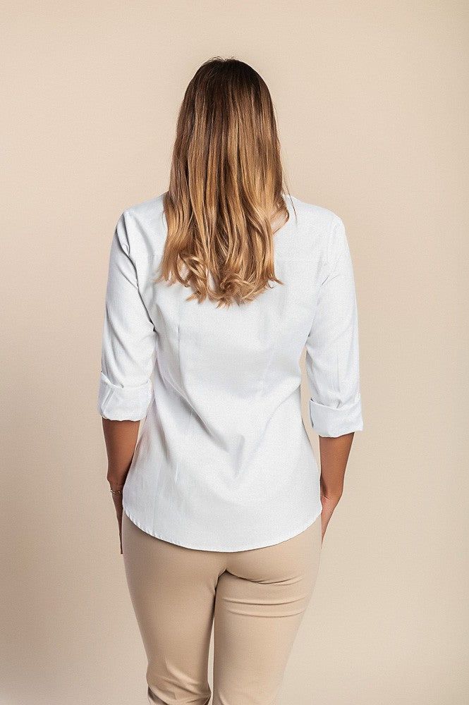Camicia elegante, azzurra