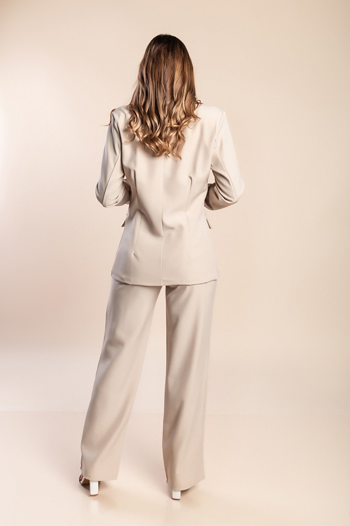 Completo giacca e pantaloni eleganti, blu