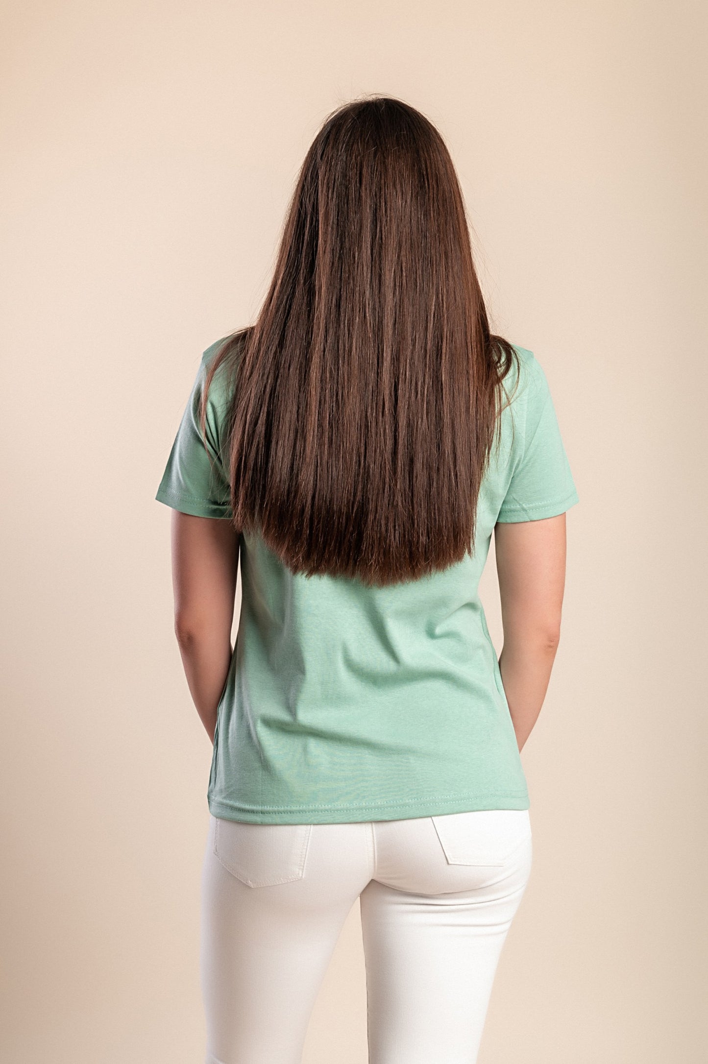 T-shirt stampata, rosa chiaro