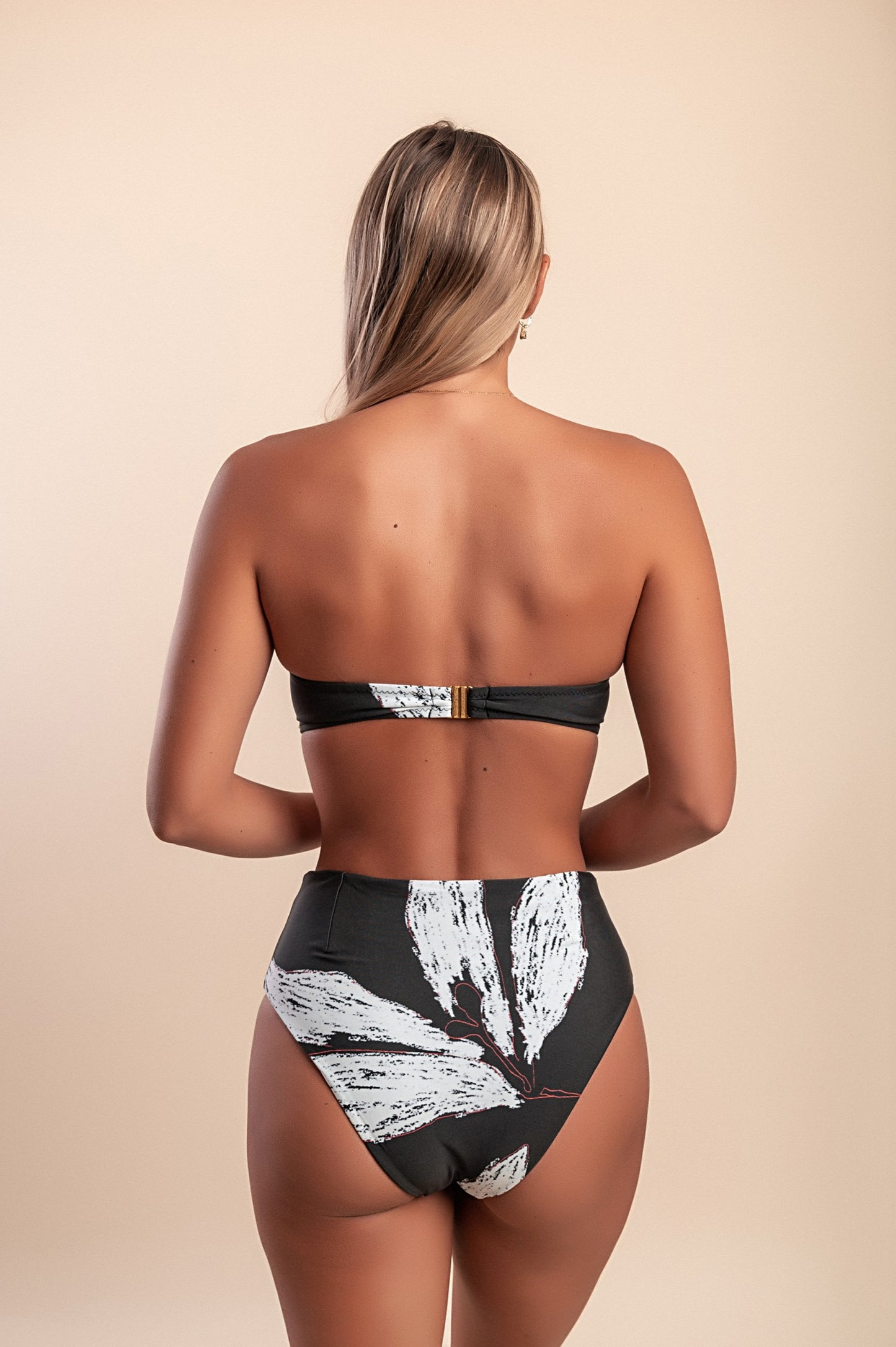 Completo da bagno tre pezzi, nero