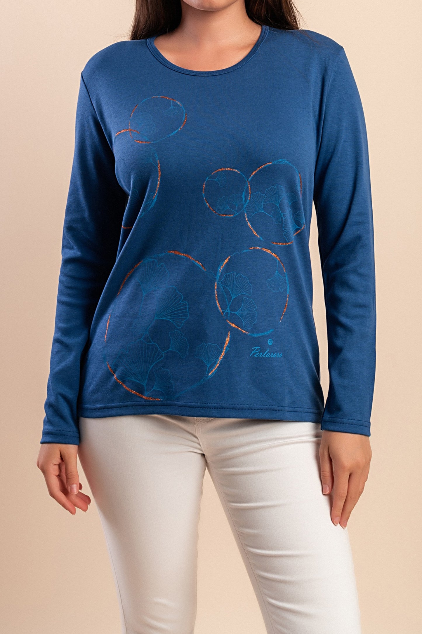 Camicia a maniche lunghe, blu