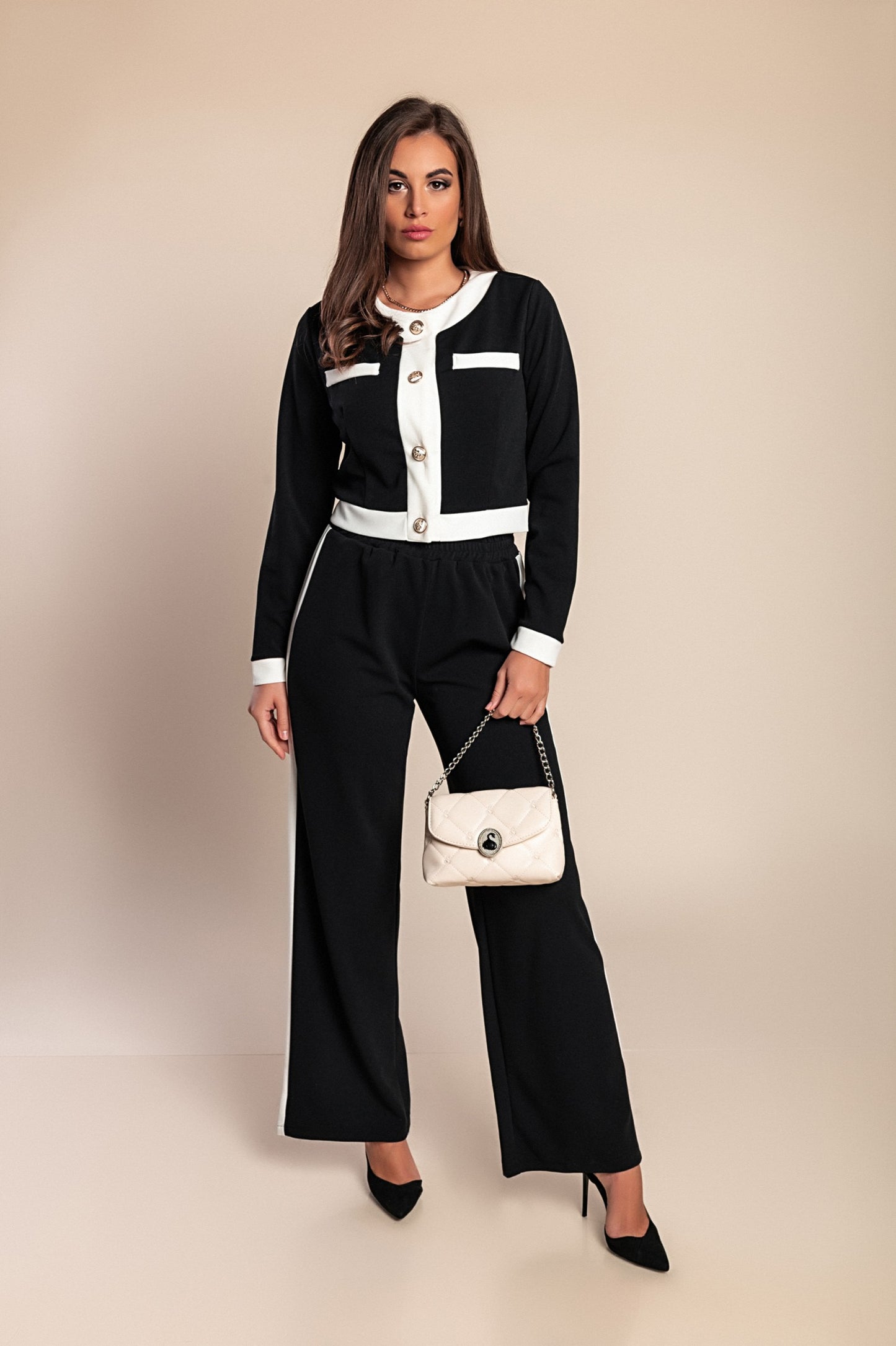 Elegante set da 2 pezzi, nero