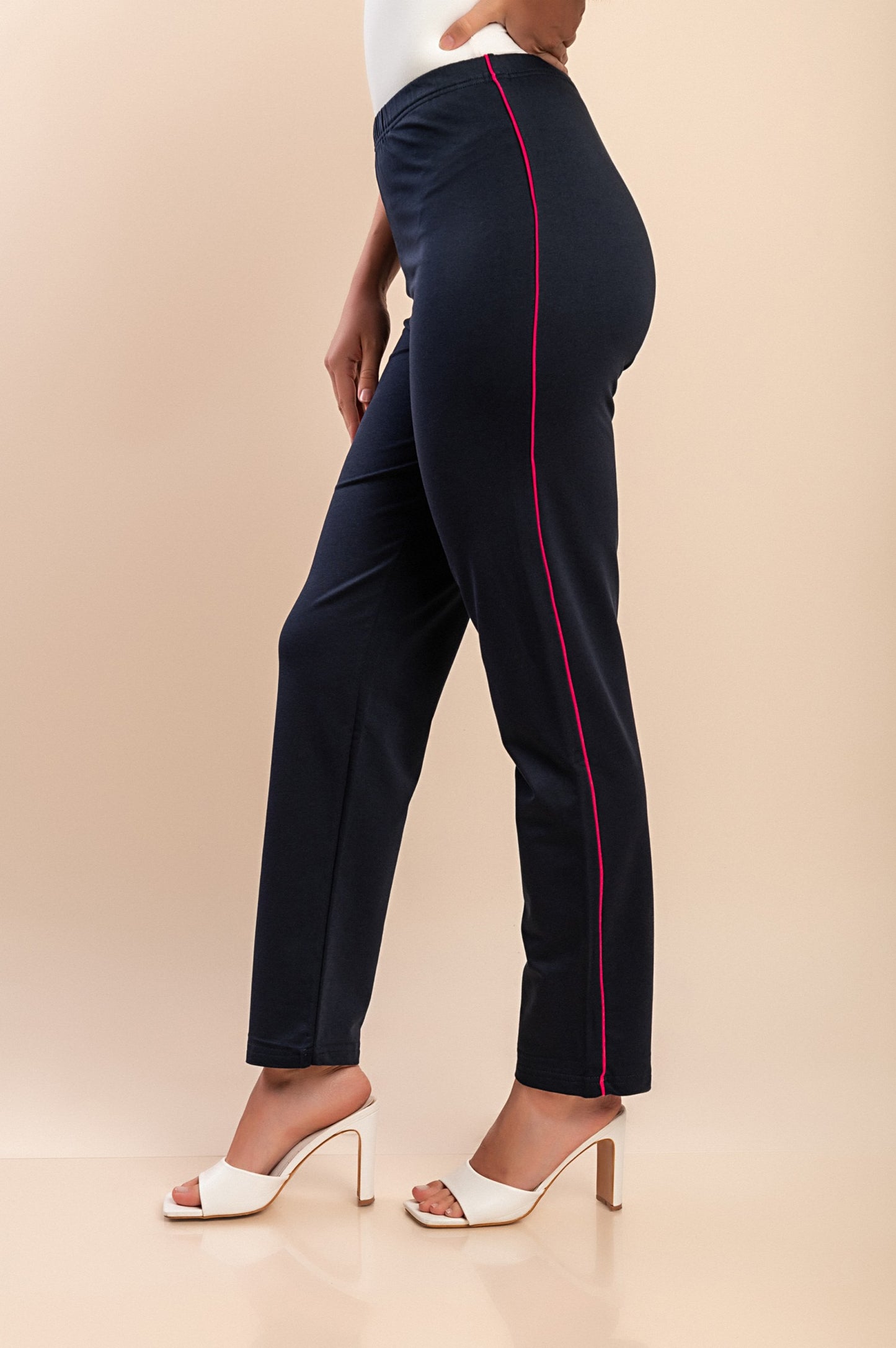 Pantaloni di cotone, blu scuro