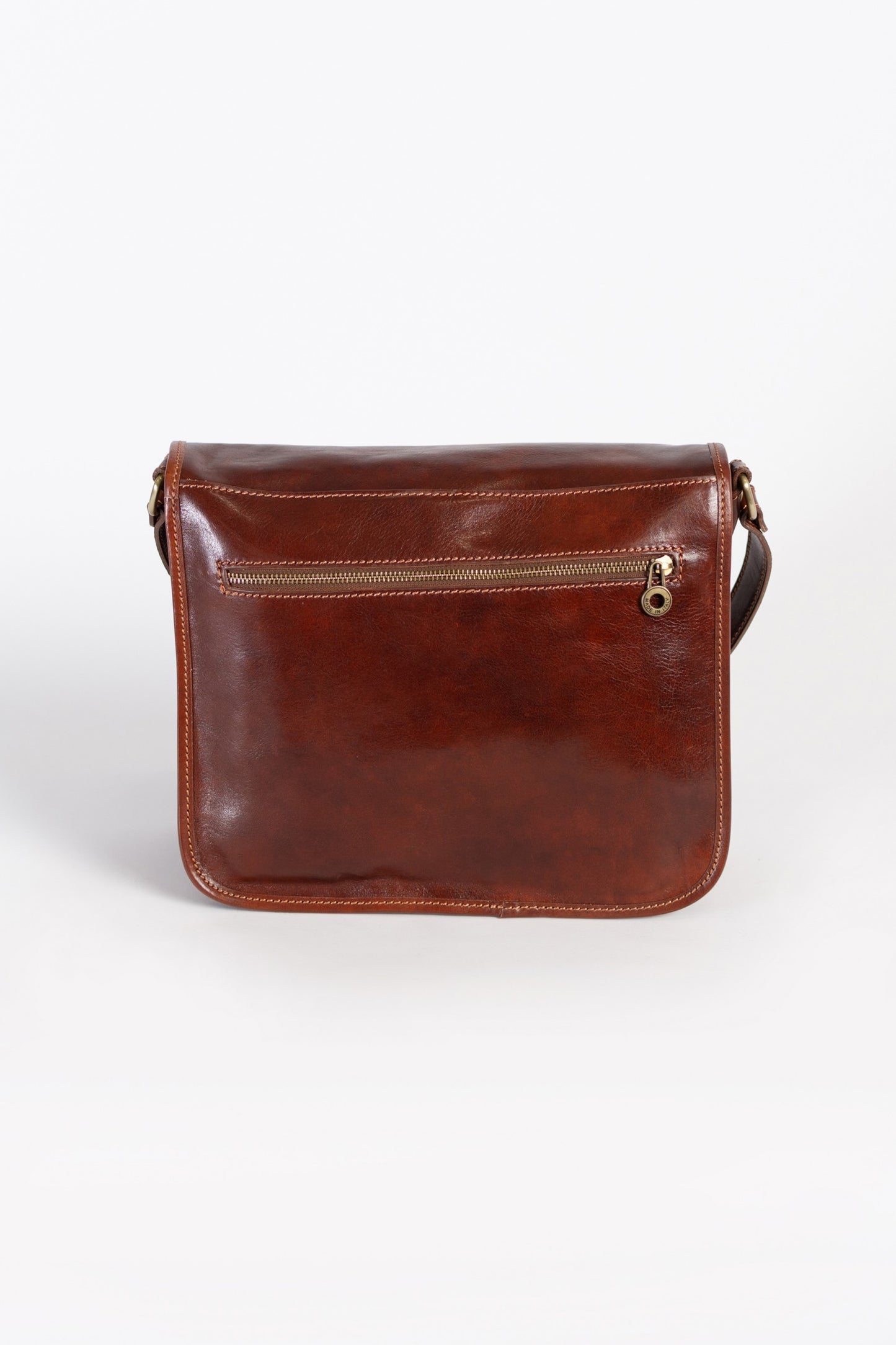 Borsa in pelle naturale Kyleigh, marrone