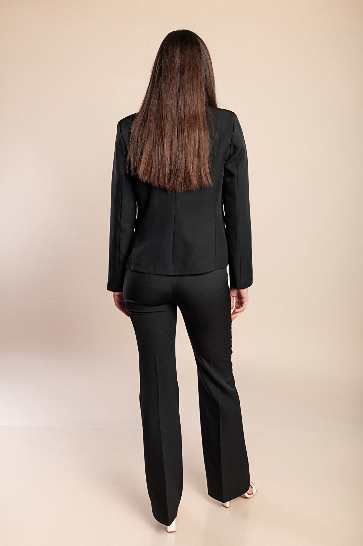 Completo elegante blazer e pantaloni, menta